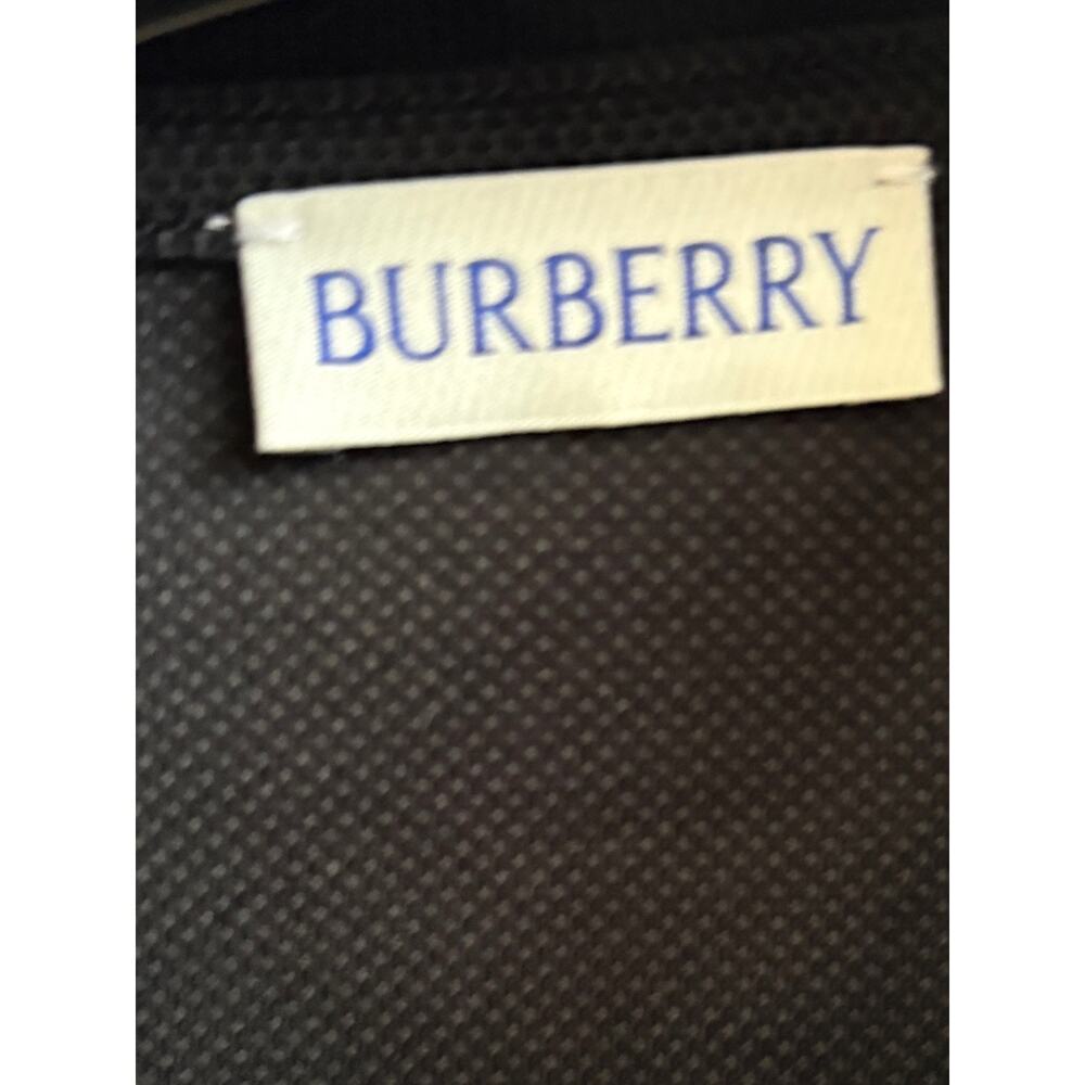 Burberry Black Polo Mini Dress with Signature Check New L - Picture 6 of 10